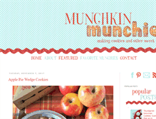 Tablet Screenshot of munchkinmunchies.com